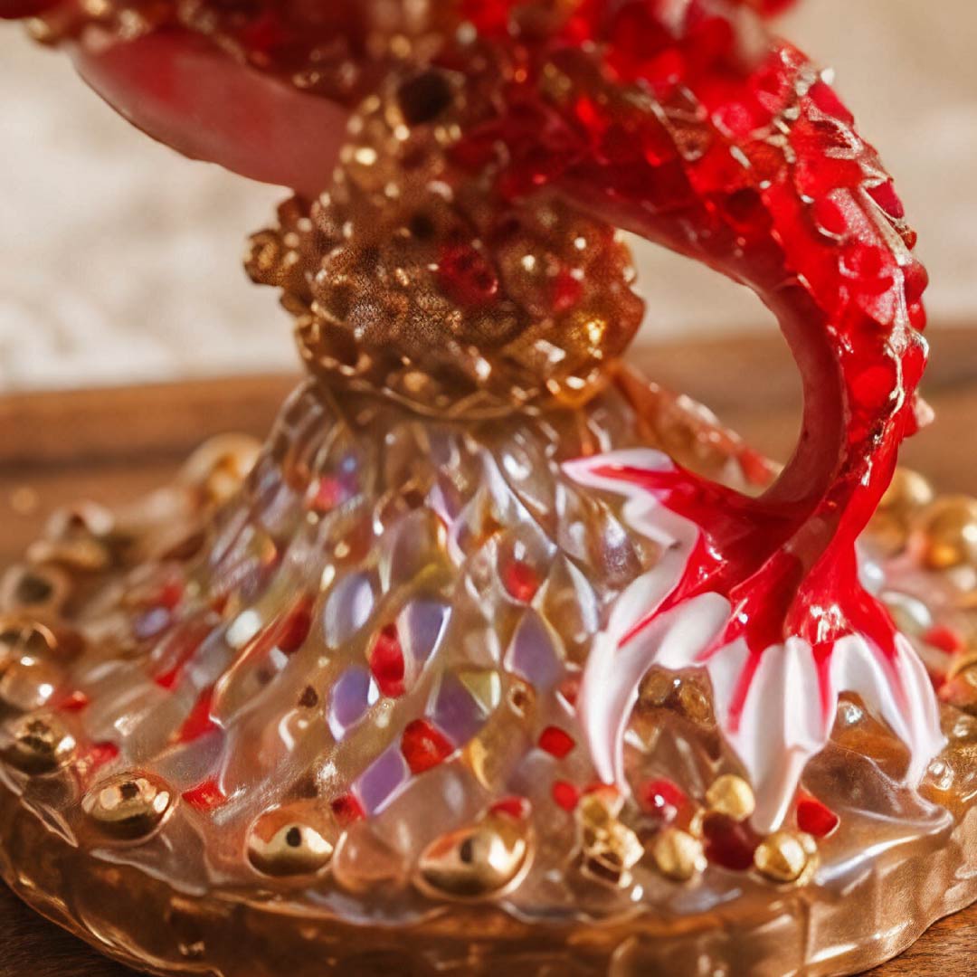Lucky Koi Enchanted Mermaid Luxury Jewelry Tray - Handcrafted 1 PC