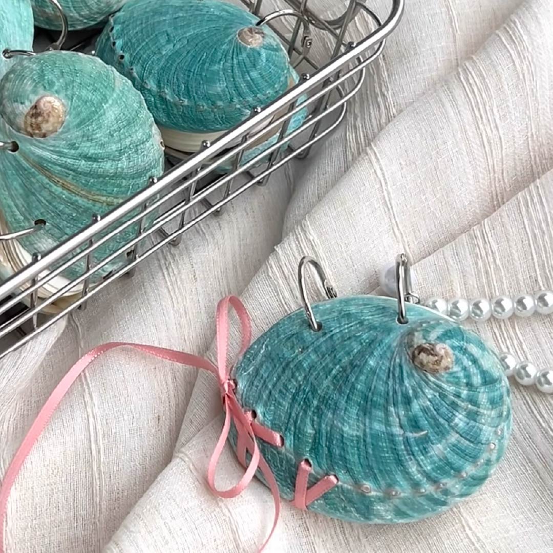Morning Tide | Green Abalone Shell Journal Charm - Handmade 1 PC