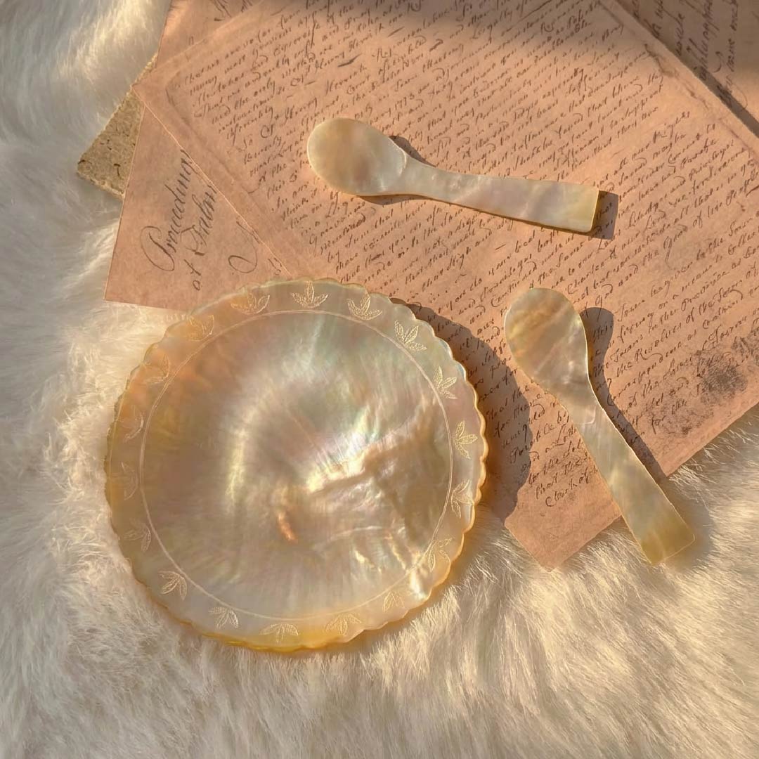 Mother of Pearl Plate/Jewelry Tray - Handmade 1 PC
