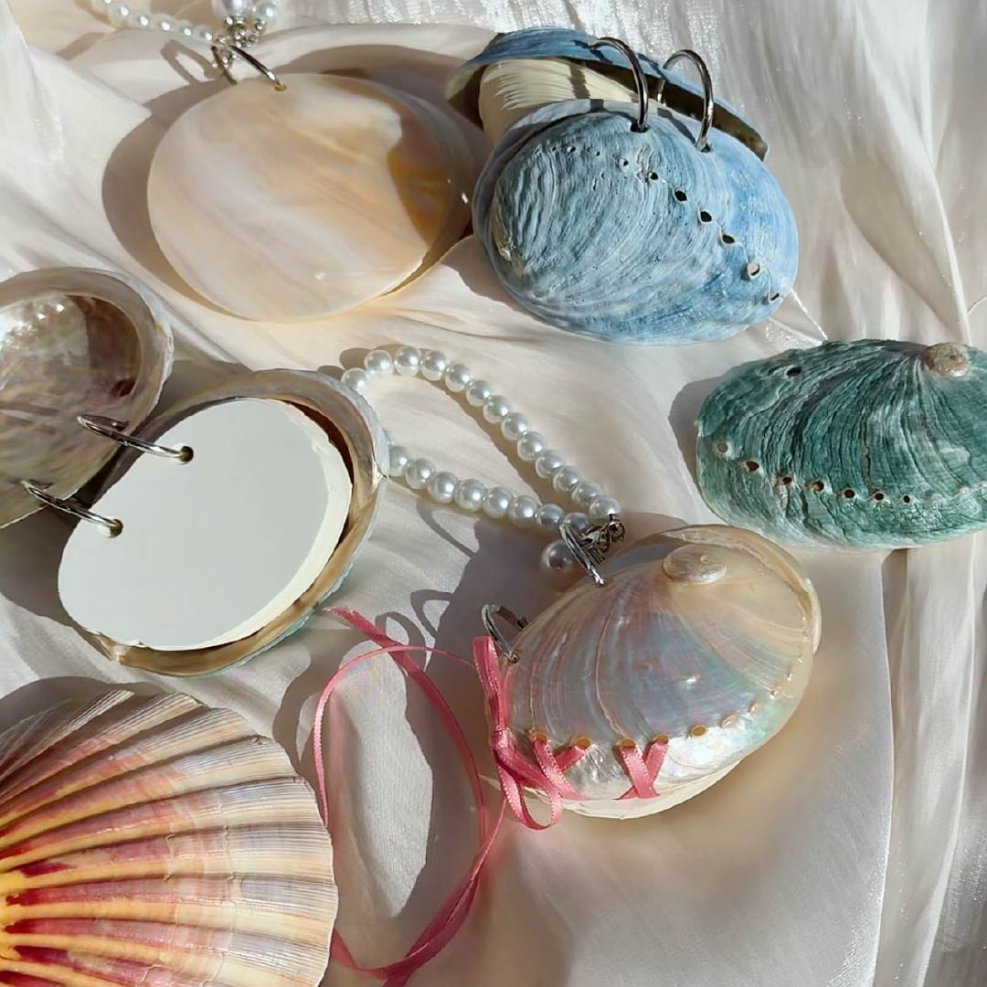 Moonlit Tides | Genuine Abalone Journal Charm Collection - Handmade 1 PC