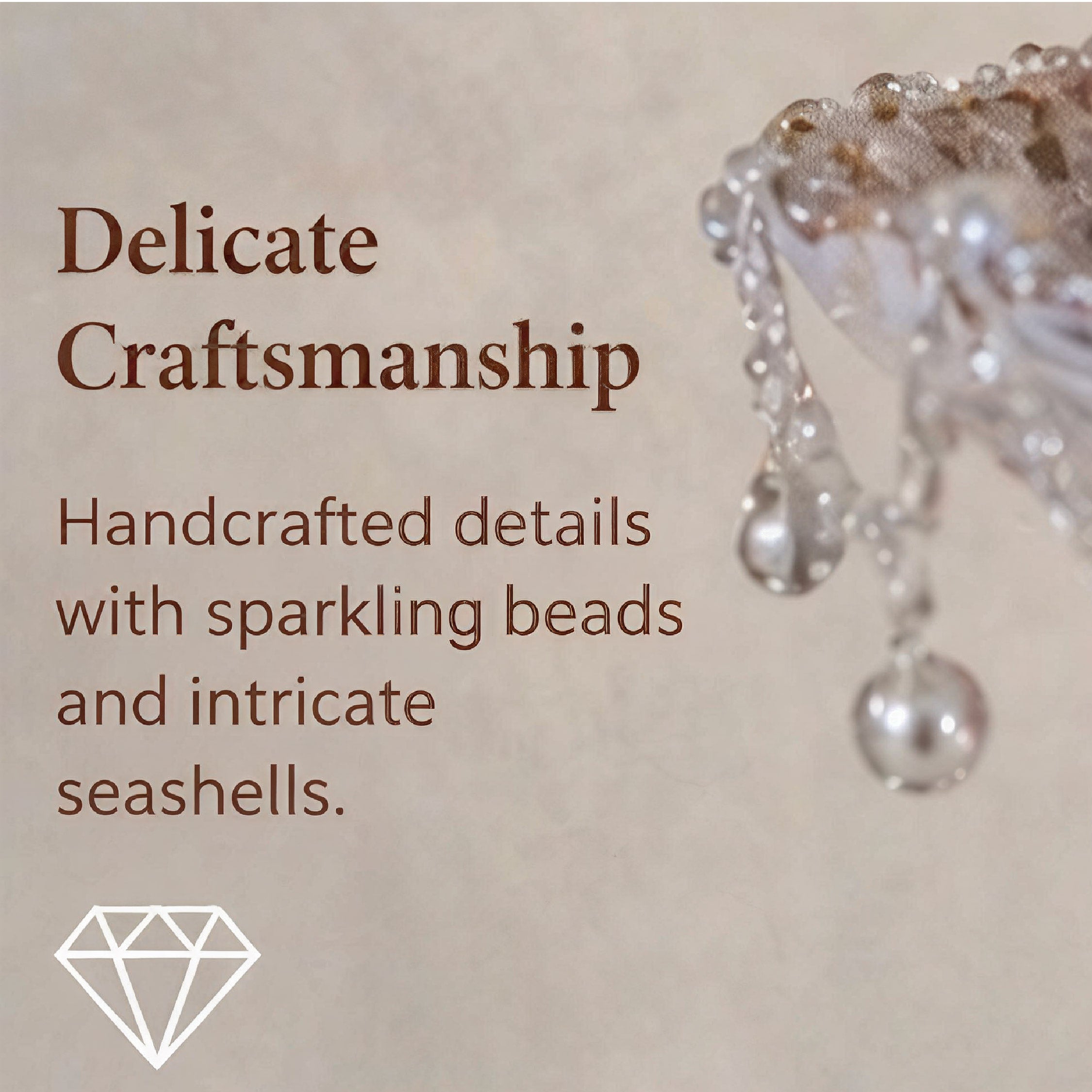 Ocean Whispers Mermaid Secret Double-Tier Jewelry Tray - Handcrafted 1 PC