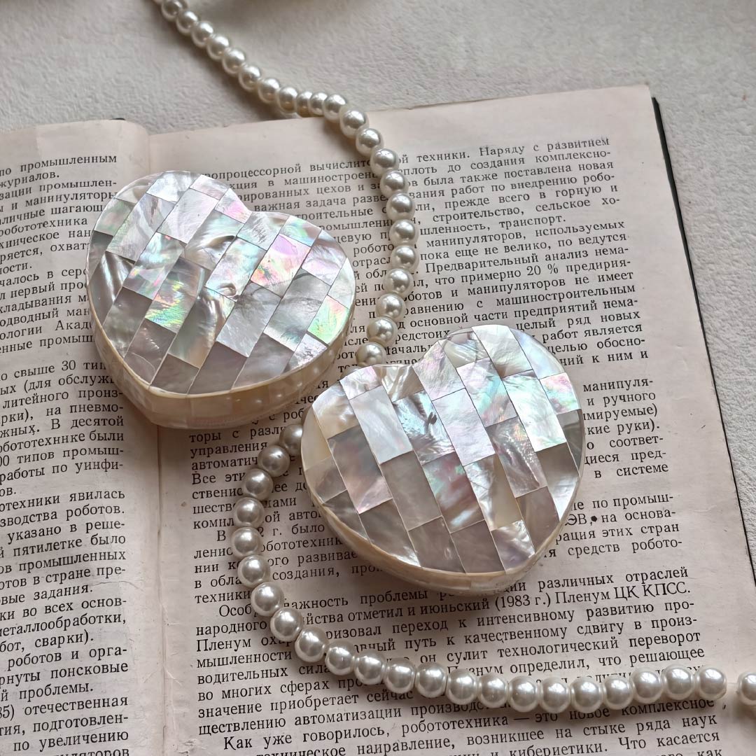 Pearl Heart | White Mother of Pearl Jewelry Box - Handcrafted 1 PC