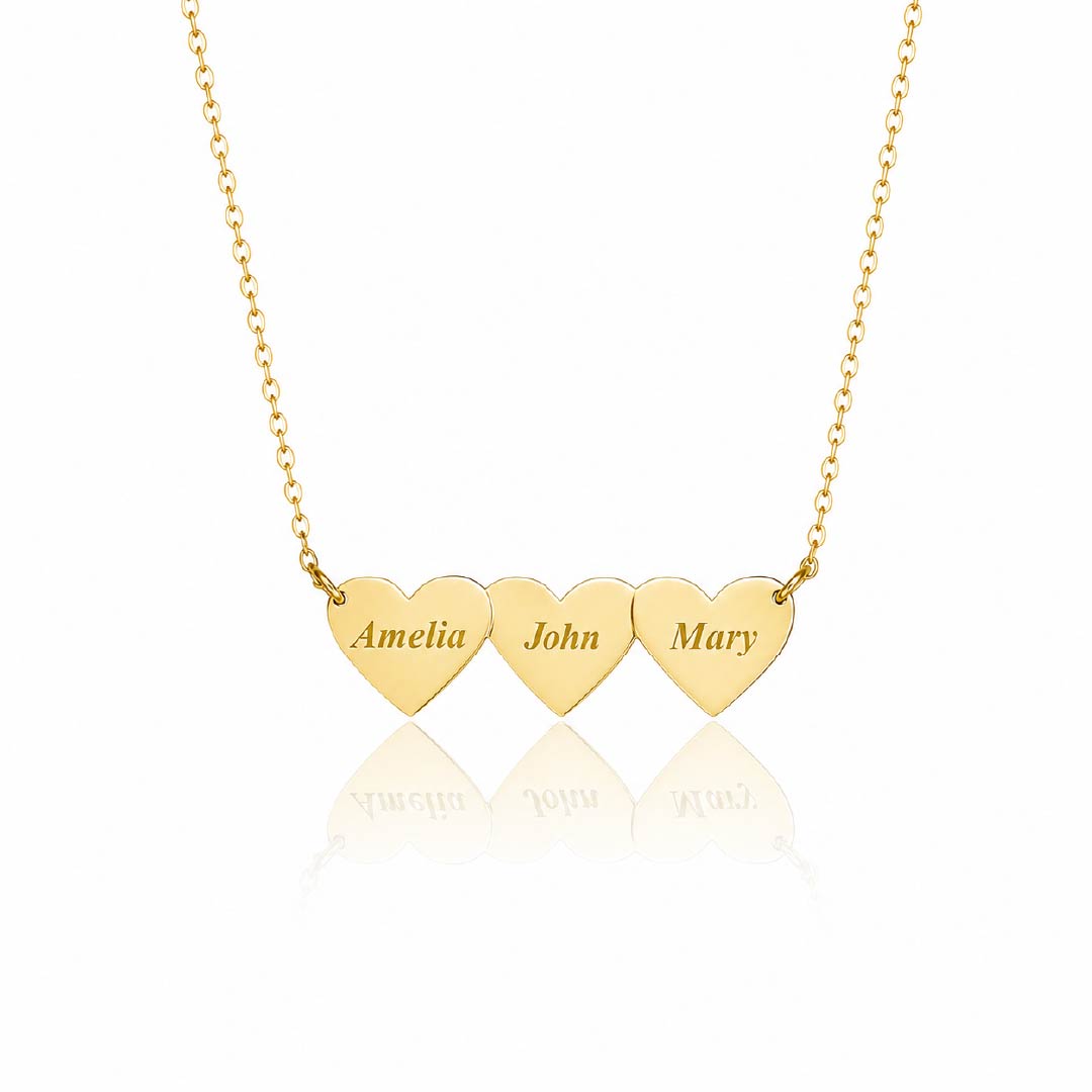 Personalized One-piece Heart Name Necklace