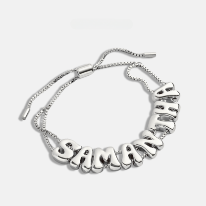 Bubble Letter Bracelet