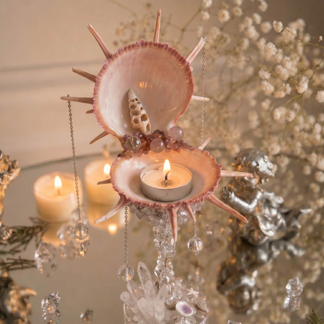 Ocean Apollo | Sea Chrysanthemum Jewelry & Candle Holder - Handcrafted 1 PC