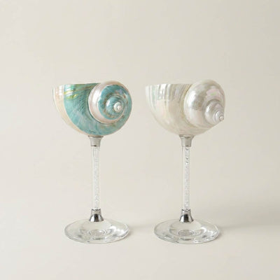 Seashell Wine Glass - Handcrafted 1 PC