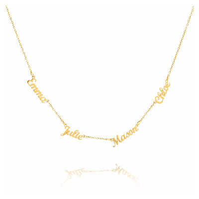Multiple Name Necklace
