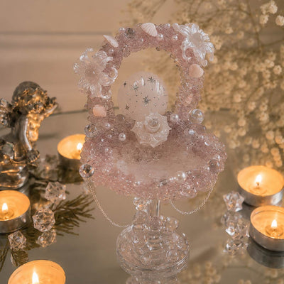 Mermaid Halo | Mother of Pearl Jewelry & Candle Holder - Handcrafted 1 PC