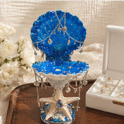The Starfish Kiss Mermaid Luxury Jewelry Tray - Handcrafted 1 PC