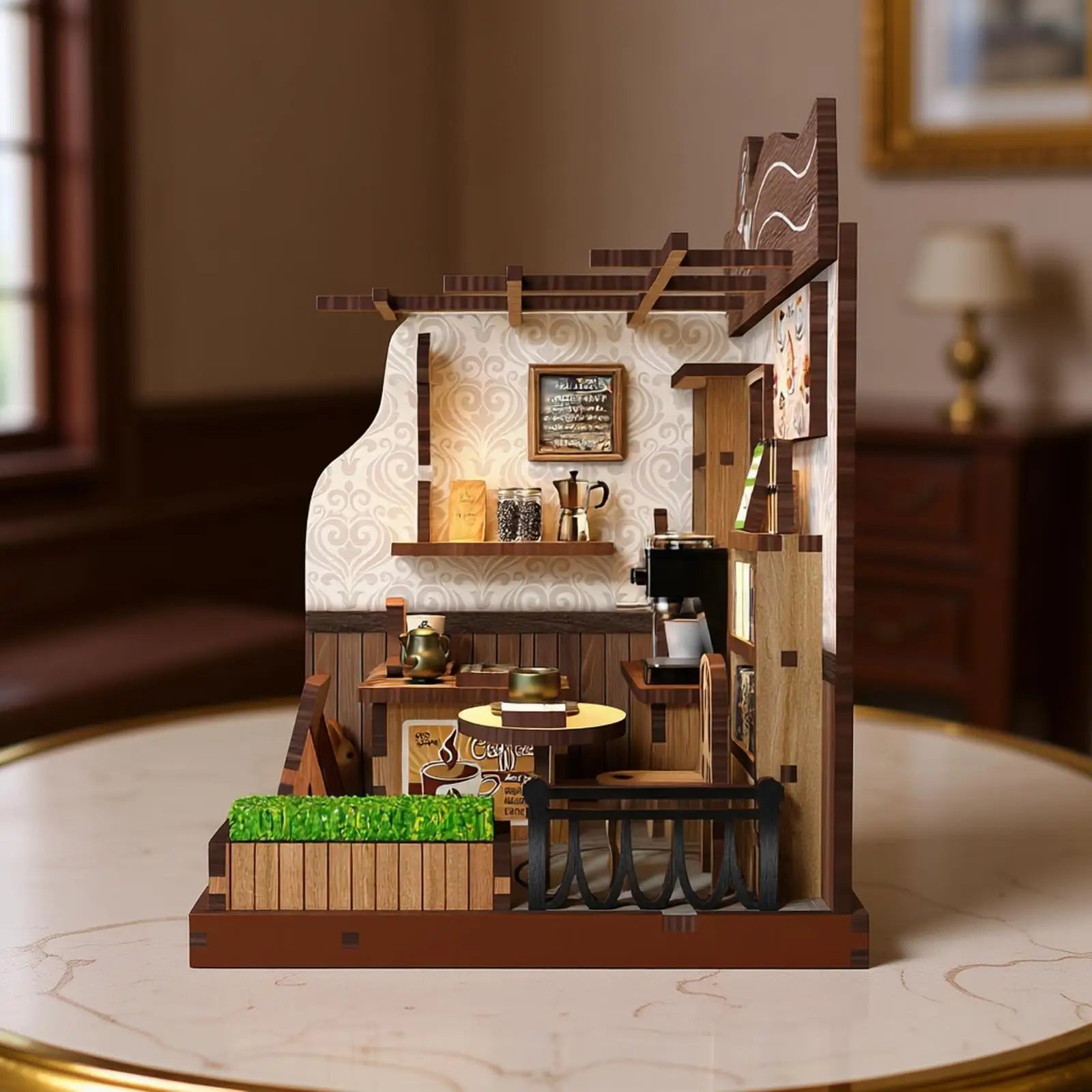 1987 Country Café DIY Miniature House Kit