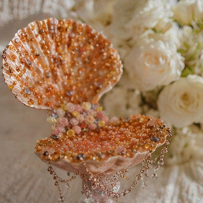 Sun-kissed Golden Mermaid Luxury Jewelry Tray- Handcrafted 1 PC