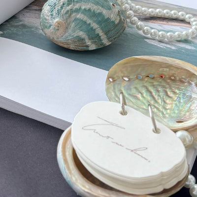 Green Abalone Journal - Handmade 1 PC