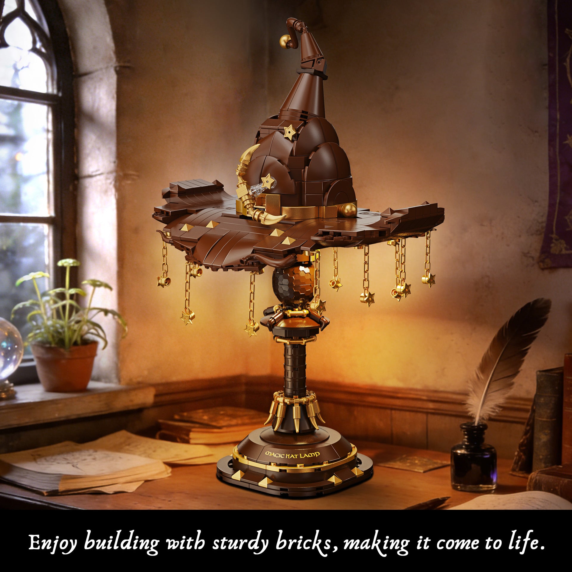 Magic Hat Lamp 3D Puzzle DIY Model Kit