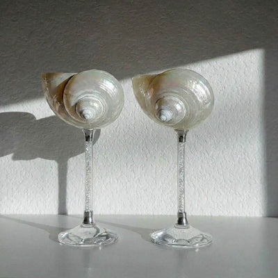 Seashell Wine Glass - Handcrafted 1 PC