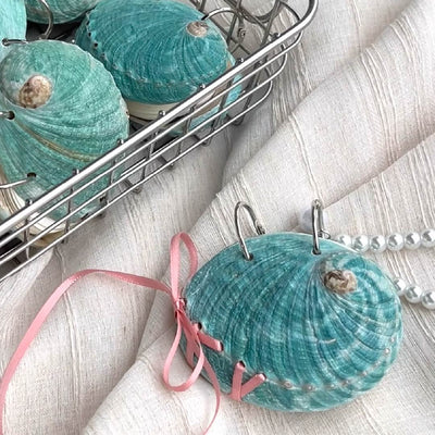 Morning Tide | Green Abalone Shell Journal Charm - Handmade 1 PC
