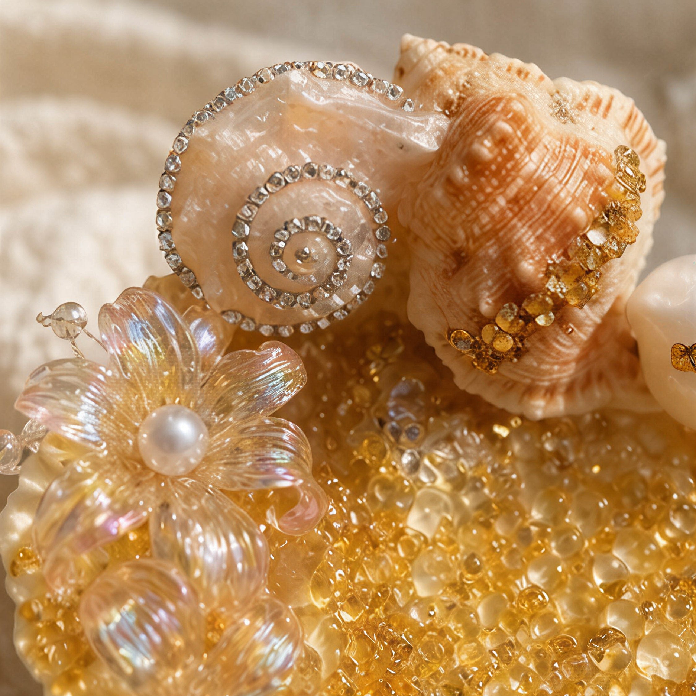 Light of the Sea Mermaid Jewelry Dish - Handcrafted 1 PC