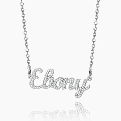 Customized Diamond Name Necklace