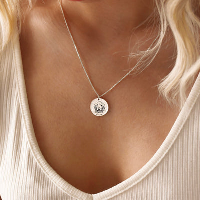 Pet Photo Necklace - Free Rotating Eternal Rose Gift Box Included