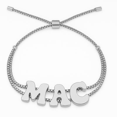 Bubble Letter Bracelet