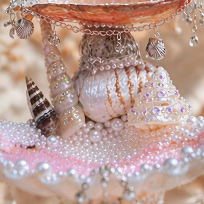 The Mermaid’s Clarion Double-Tier Jewelry Tray Double-Tier Jewelry Tray - Handcrafted 1 PC