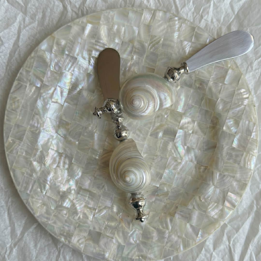 Seashell Handle Cutlery Set- Handmade 1 Set