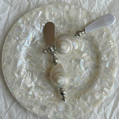 Seashell Handle Cutlery Set- Handmade 1 Set