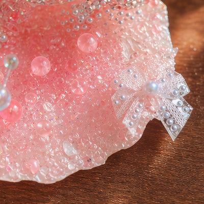Pink Ocean Dream Mermaid Jewelry Dish - Handcrafted 1 PC