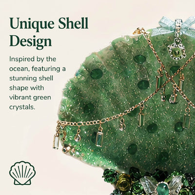 Ocean Forest Mermaid Luxury Jewelry Tray - Handcrafted 1 PC