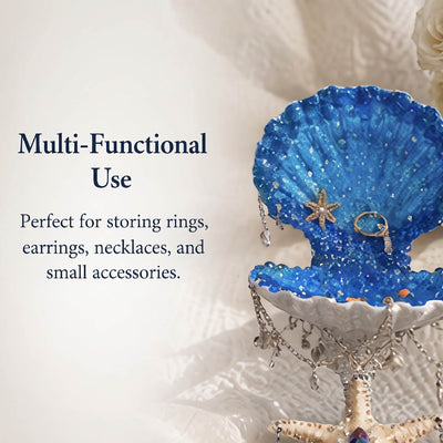The Starfish Kiss Mermaid Luxury Jewelry Tray - Handcrafted 1 PC