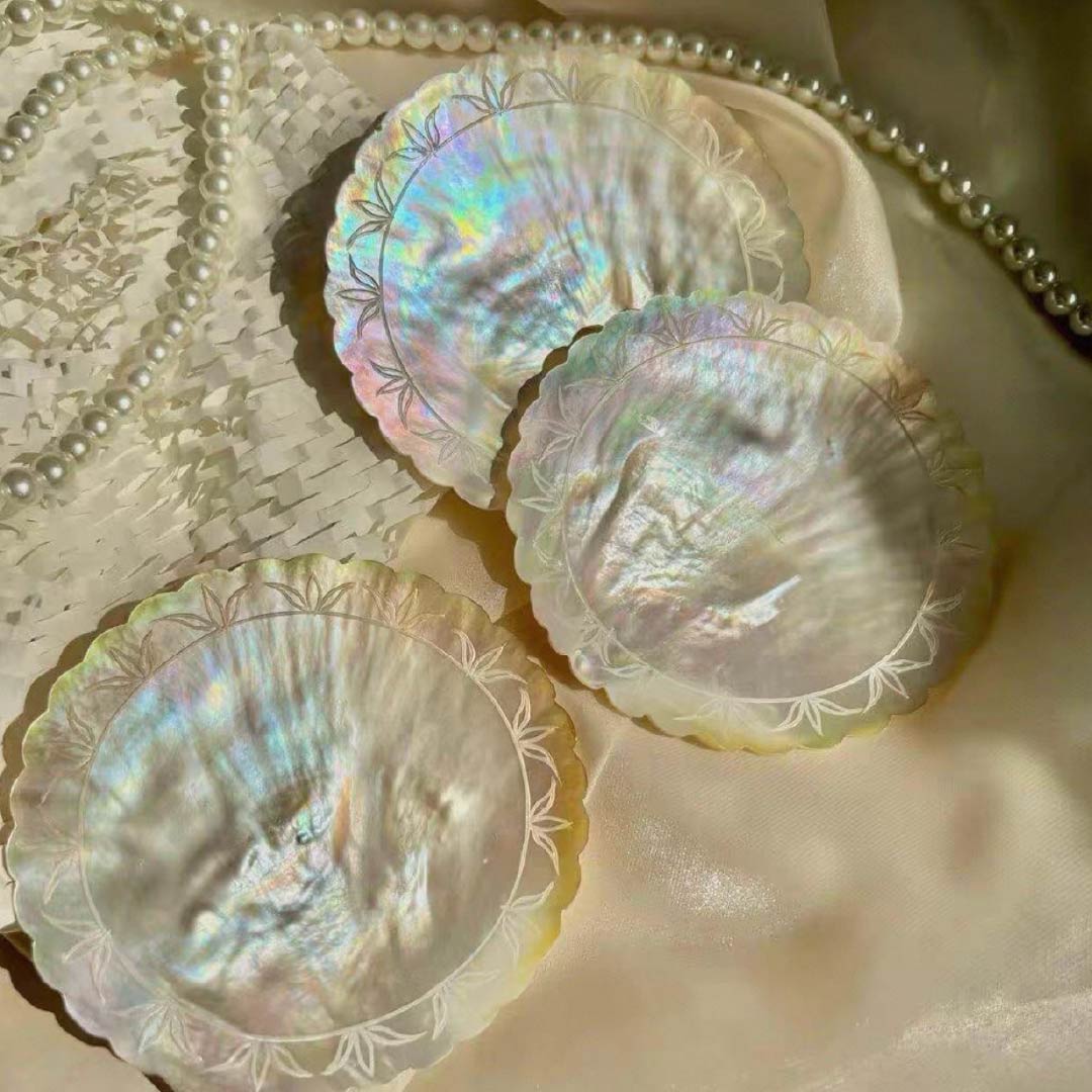 Mother of Pearl Plate/Jewelry Tray - Handmade 1 PC