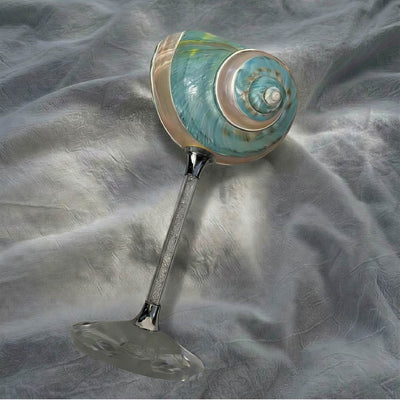 Seashell Wine Glass - Handcrafted 1 PC