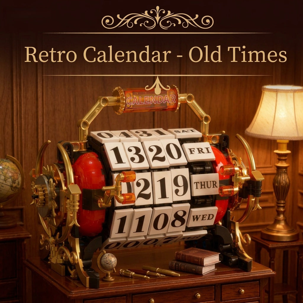Retro Calendar 3D Puzzle DIY Model Kit