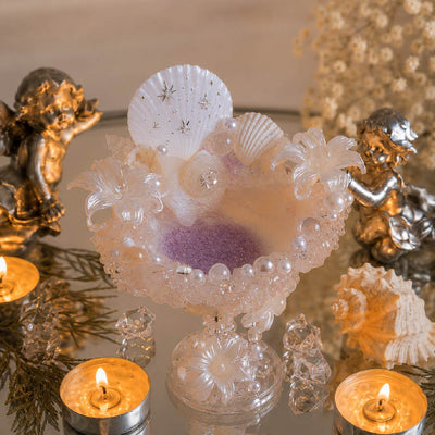 Pink Blossom | Mother of Pearl Jewelry & Candle Holder - Handcrafted 1 PC