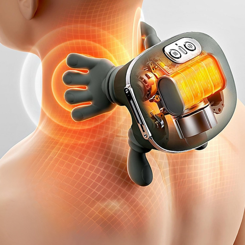 HandEase™ – Masajeador de cuello y hombros de 5 dedos