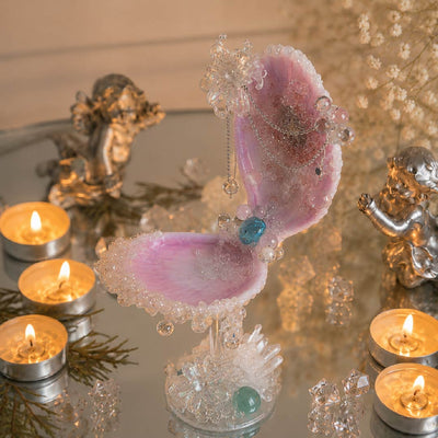 Starry Sea | Mother of Pearl Jewelry & Candle Holder - Handcrafted 1 PC