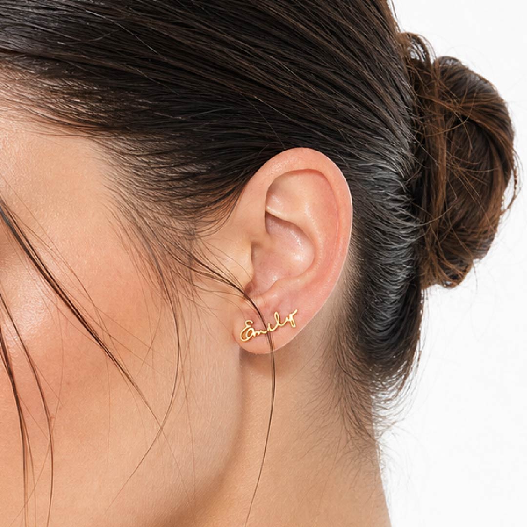 Customized Name Earrings