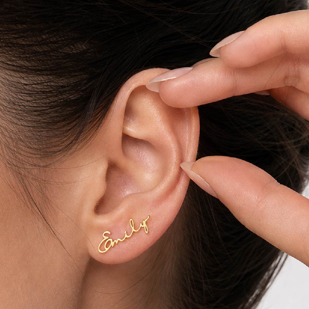 Customized Name Earrings