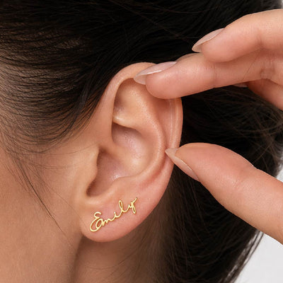 Customized Name Earrings