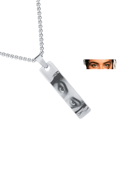 Personalized Eye Photo Necklace