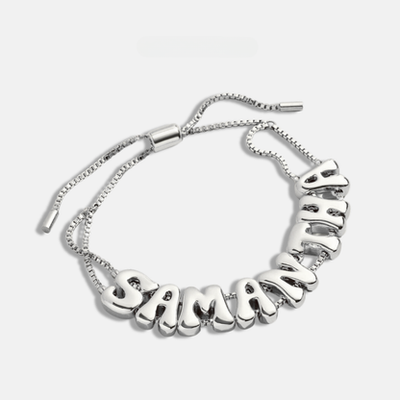 Bubble Letter Bracelet