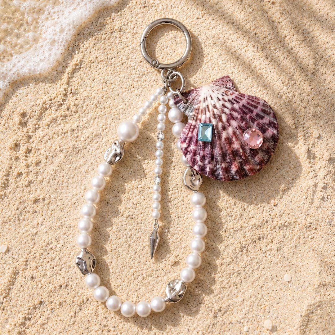 Lagoon Rosette | Mother of Pearl Shell Charm- Handcrafted 1 PC