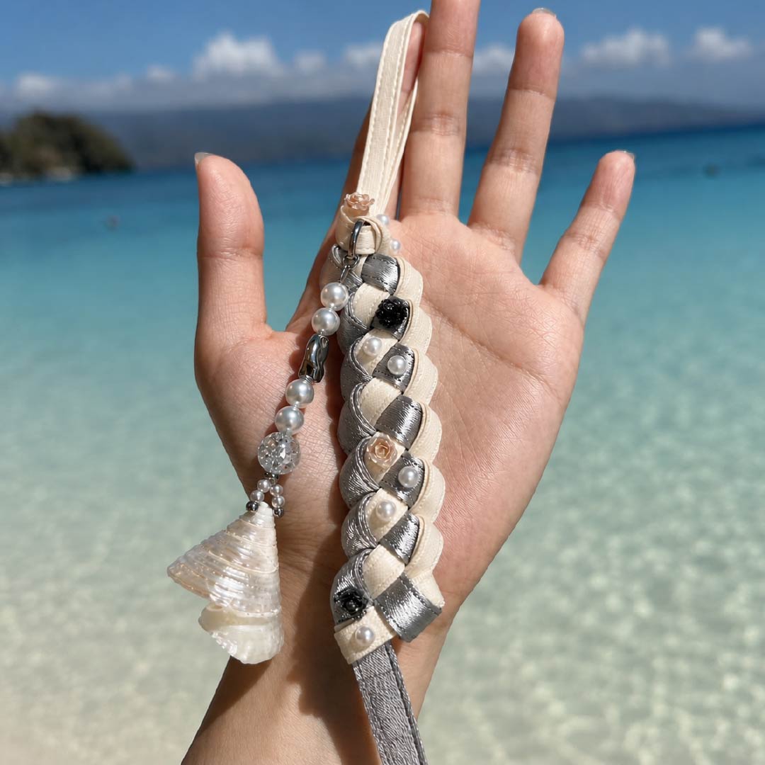 Cepheus Silk |Glow Trochus Seashells Charm- Handcrafted 1 PC