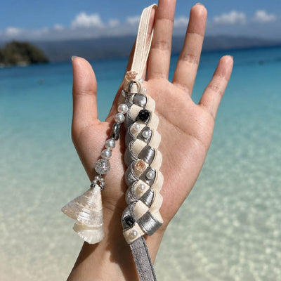 Cepheus Silk |Glow Trochus Seashells Charm- Handcrafted 1 PC