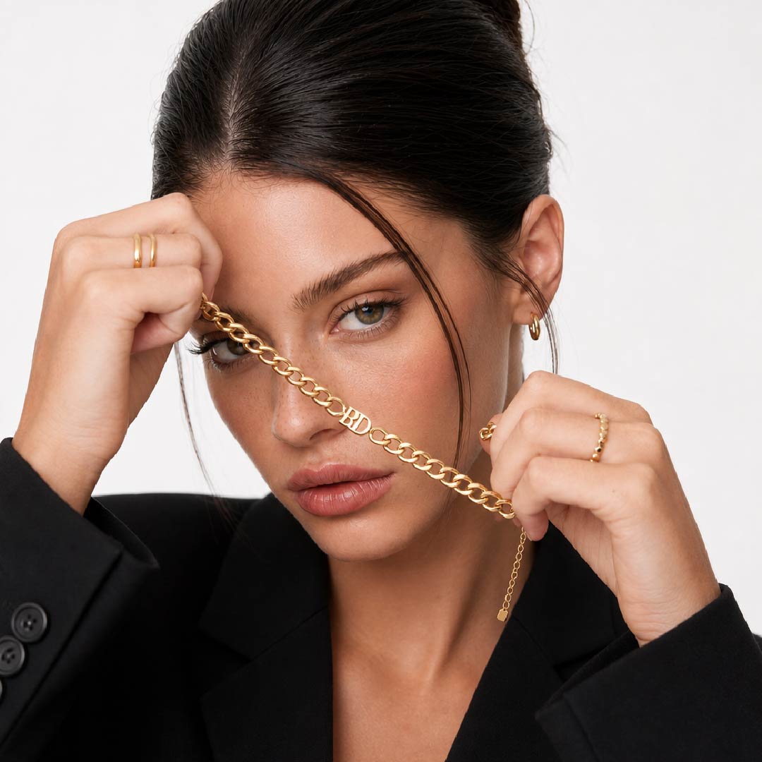 Initial Choker Necklace