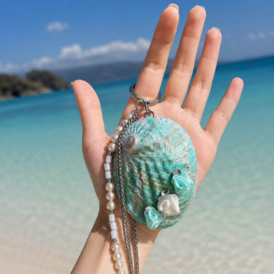 Callisto Iridescence | Blue Abalone Charm - Handcrafted 1 PC