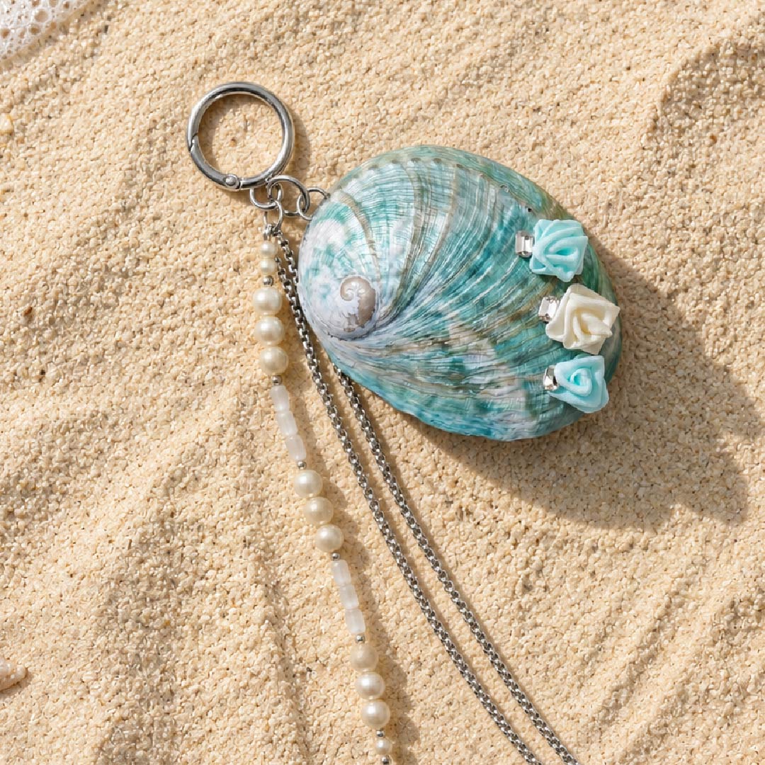 Callisto Iridescence | Blue Abalone Charm - Handcrafted 1 PC