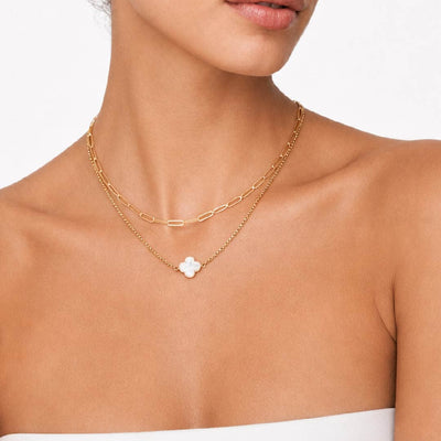 Pearl Clover Necklace