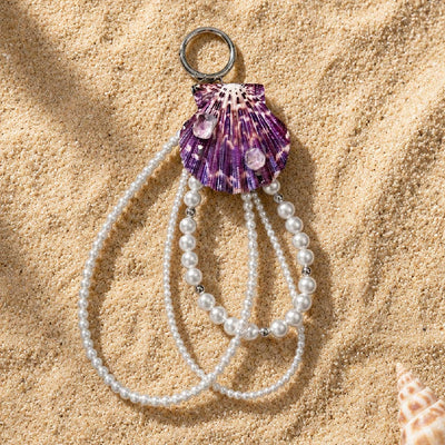 Purple Haze | Mother of Pearl Shell Charm- Handcrafted 1 PC