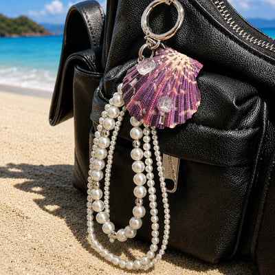 Purple Haze | Mother of Pearl Shell Charm- Handcrafted 1 PC