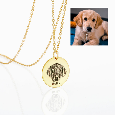 Pet Photo Necklace - Free Rotating Eternal Rose Gift Box Included